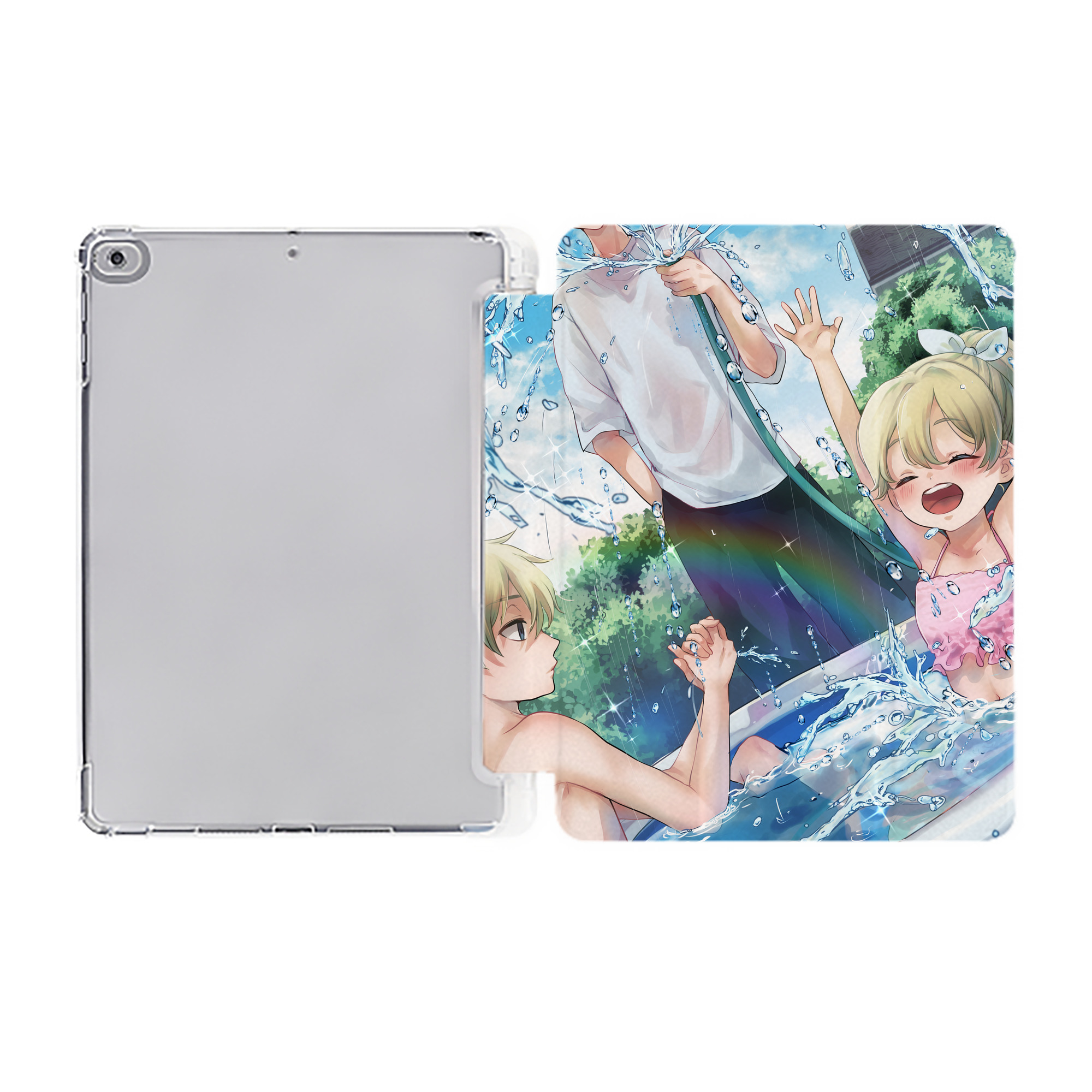 （画像用） 東京リベンジャーズ Tokyo Revengers IPad ケース ペン収納付き 三つ折りスタンド PUレザー×シリコン 対応機種9.5/10.5/10.9インチ
